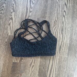 Lululemon Black Strappy Sports Bra